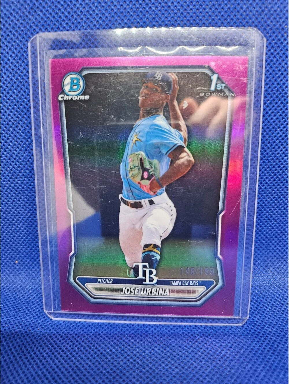 Jose Urbina [Fuchsia Refractor] #BCP-81 - 2026 Bowman Chrome Prospect - No./199